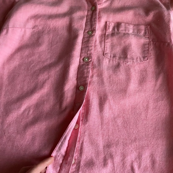GAP Pink Cotton Button Down Shirt size XS - Picture 4 of 13
